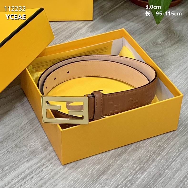 Fendi Belt 30mmX95-115cm 8L09